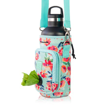 Load image into Gallery viewer, Made Easy Kit Water Bottle Carrier w/Pocket for Dog Poop Bag