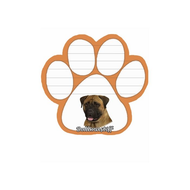 Bullmastiff XXX Paw Note Pads