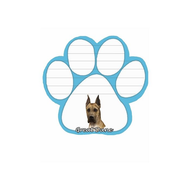 Great Dane - Fawn XXX Paw Note Pads