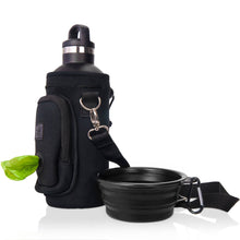 Load image into Gallery viewer, Made Easy Kit Water Bottle Carrier w/Pocket for Dog Poop Bag