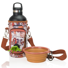 Load image into Gallery viewer, Dog Water Bottle Carrier w/ Poop Bag Pocket - 32oz Large