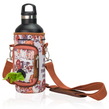 Load image into Gallery viewer, Dog Water Bottle Carrier w/ Poop Bag Pocket - 32oz Large