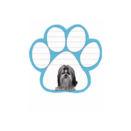 Shih Tzu - Black and White XXX Paw Note Pads