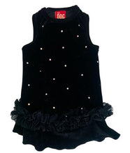 Load image into Gallery viewer, Black Velvet Tutu Dress