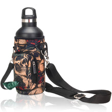 Load image into Gallery viewer, Dog Water Bottle Carrier w/ Poop Bag Pocket - 32oz Large