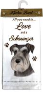 Schnauzer, Uncropped Kitchen Towel