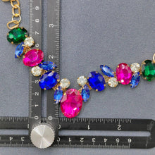 Load image into Gallery viewer, Colored Glass Chain Linked Dog &amp; Cat Pet Collar