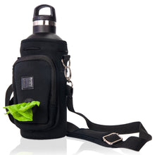 Load image into Gallery viewer, Made Easy Kit Water Bottle Carrier w/Pocket for Dog Poop Bag