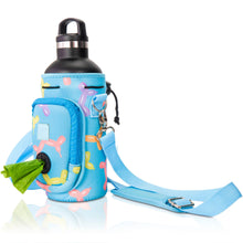 Load image into Gallery viewer, Made Easy Kit Water Bottle Carrier w/Pocket for Dog Poop Bag