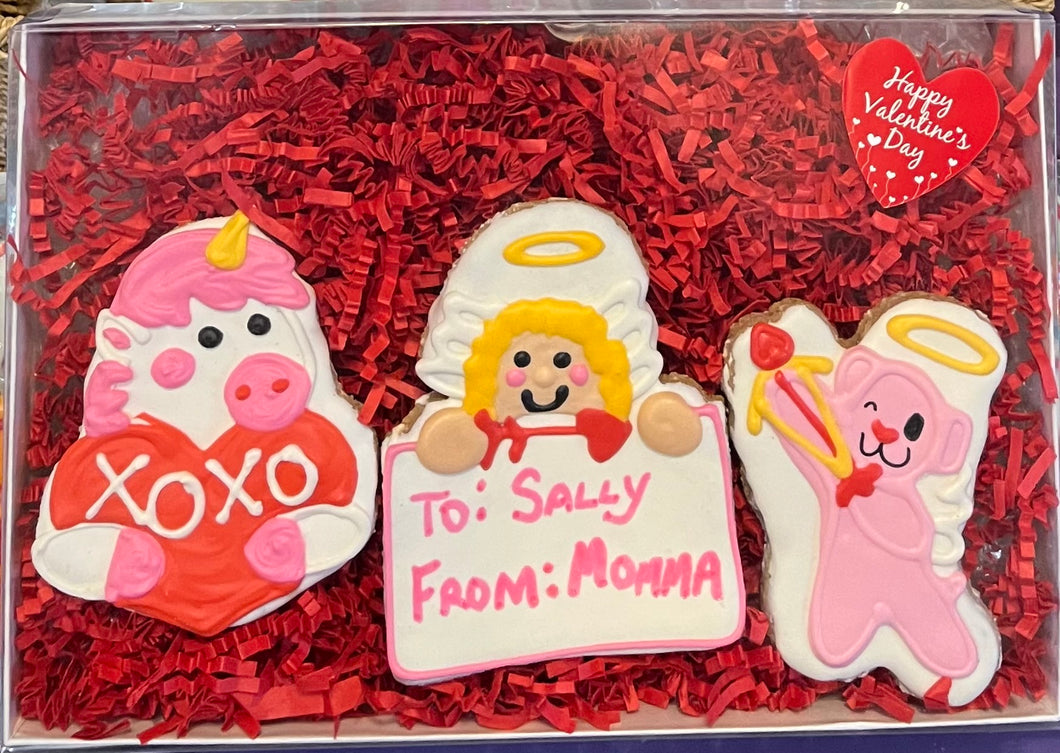 Customizable Valentine Cookie Box