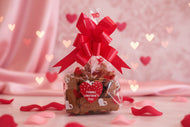 Gourmet Buffet Valentines Gift Bag with 30 Cookies