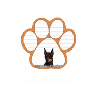 Miniature Pinscher XXX Paw Note Pads