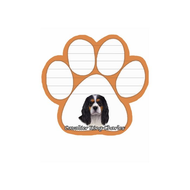 King Charles - Tri-color XXX Paw Note Pads