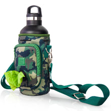 Load image into Gallery viewer, Made Easy Kit Water Bottle Carrier w/Pocket for Dog Poop Bag