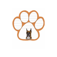Boxer - Cropped XXX Paw Note Pads