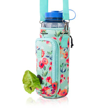 Load image into Gallery viewer, Made Easy Kit Water Bottle Carrier w/Pocket for Dog Poop Bag