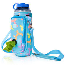 Load image into Gallery viewer, Made Easy Kit Water Bottle Carrier w/Pocket for Dog Poop Bag